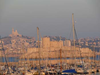 Vue sur le Chateau d'If et Notre Dame de la Garde