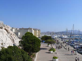 Vue sur le port 